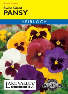 Pansy Swiss Giant Mixed Colors – Item #214