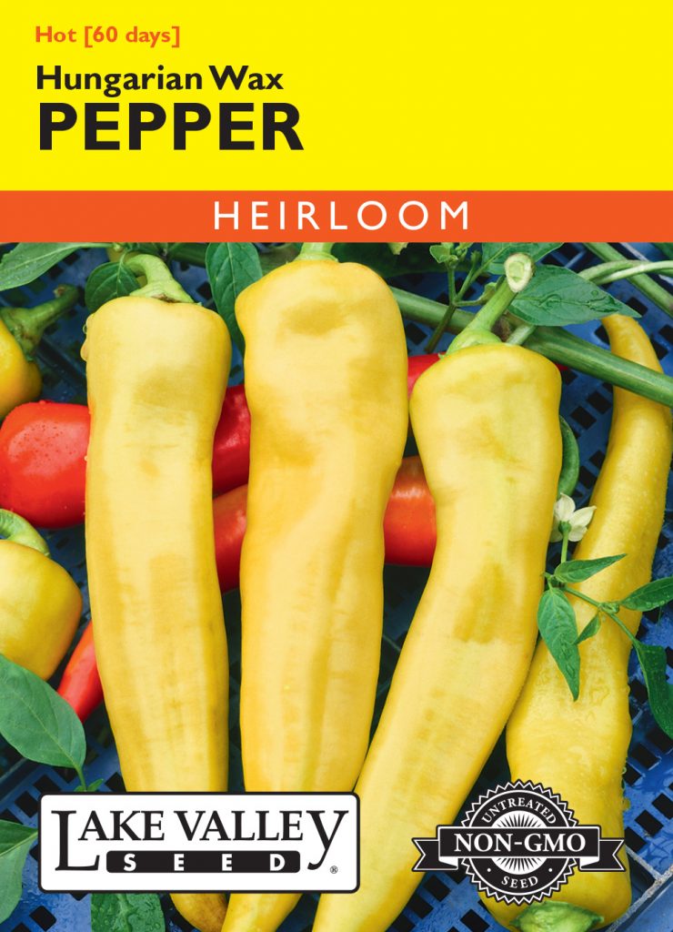 Pepper Hot Hungarian Wax Item 234 Lake Valley Seed