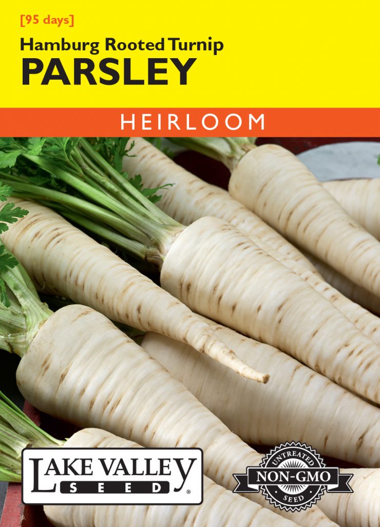 Parsley Hamburg Rooted Turnip Item 347 Lake Valley Seed
