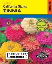 Zinnia California Giants Mixed Colors - Item #3480
