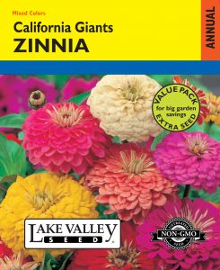 Zinnia California Giants Mixed Colors – Item #3480
