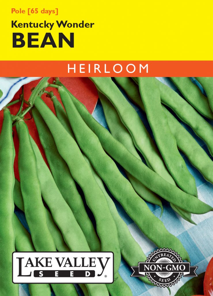 Bean (Pole) Kentucky Wonder Item 35 Lake Valley Seed