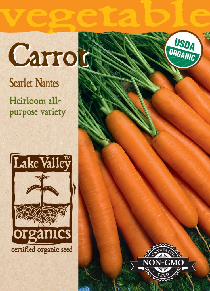 Carrot Scarlet Nantes Item 3501 Lake Valley Seed