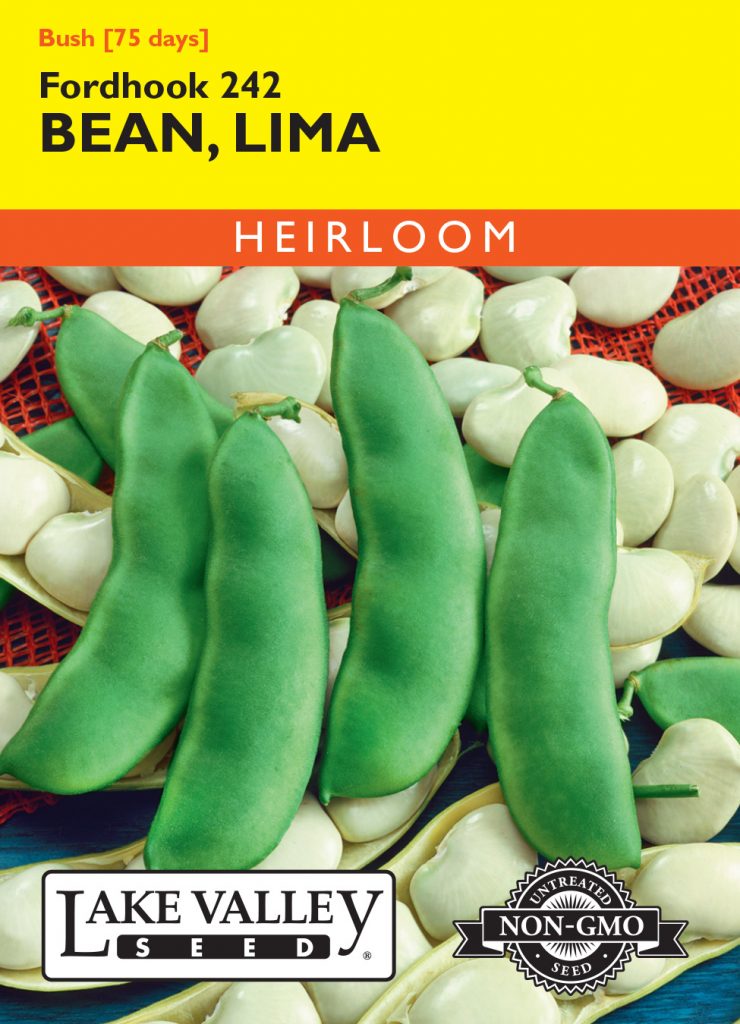 Bean Lima Fordhook 242 Item 36 Lake Valley Seed