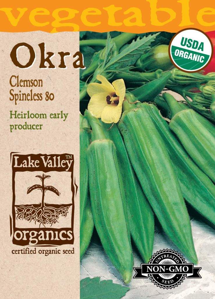 Okra Clemson Spineless 80 Item 4061 Lake Valley Seed