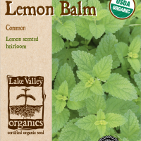 Organic Lemon Balm Common