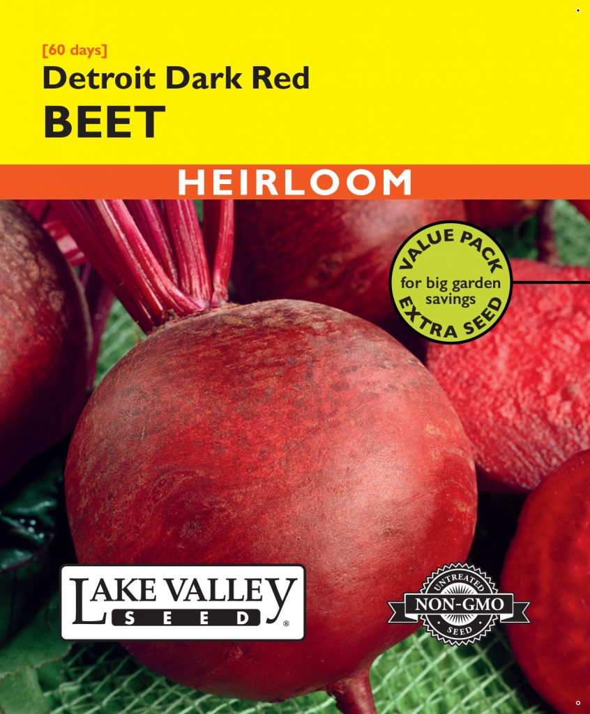 Beet Detroit Dark Red Item 4180 Lake Valley Seed