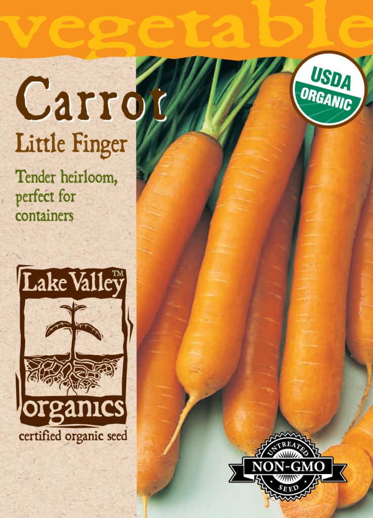 Carrot Little Finger Item 4285 Lake Valley Seed