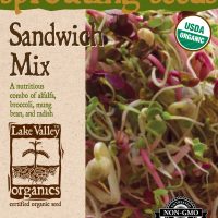 Sandwich Mix (Alfalfa, Broccoli, Mung Bean, Radish) - Item #4375