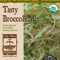 Tasty Broccoli Mix (Alfalfa, Broccoli, Clover) - Item #4378