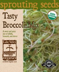 Tasty Broccoli Mix (Alfalfa, Broccoli, Clover) - Item #4378