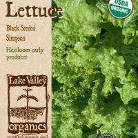 Lettuce Black Seeded Simpson