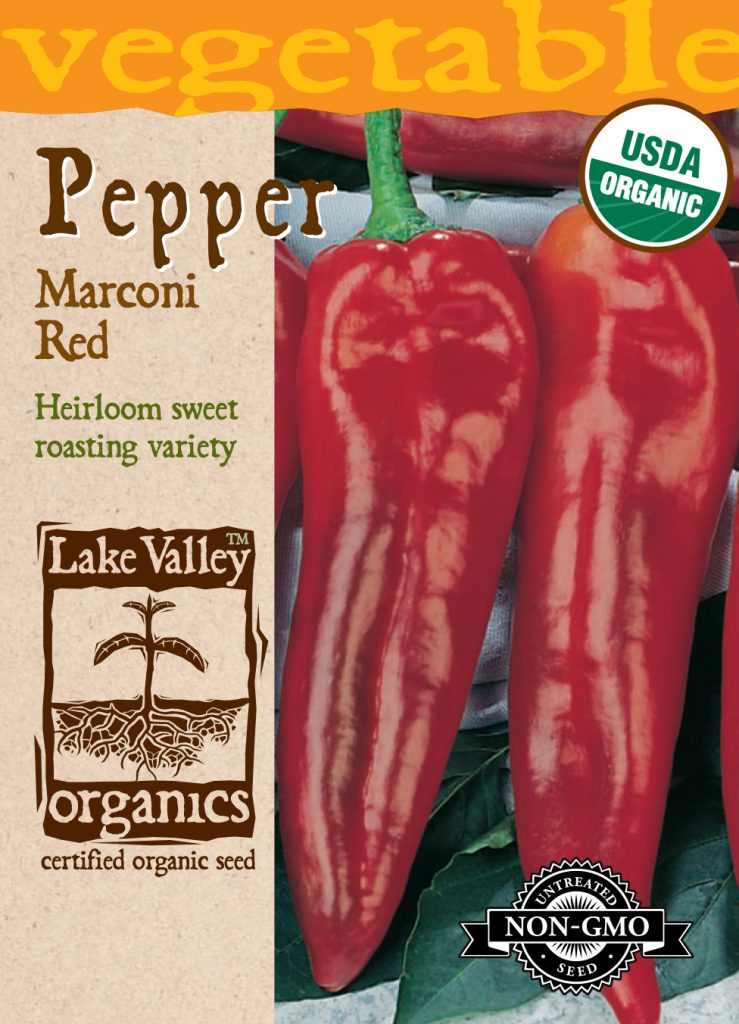 Pepper Sweet Marconi Red Item 872 Lake Valley Seed