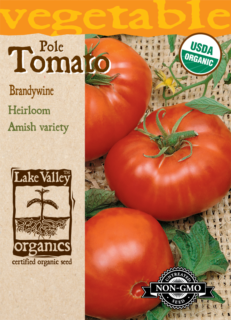 Tomato (Pole) Brandywine Red - Item #879 - Lake Valley Seed