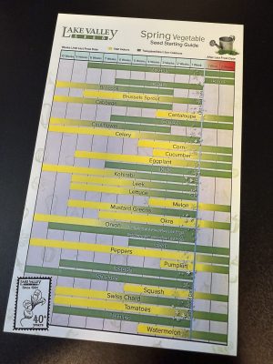 Spring Vegetable Seed Starting Guide Magnet - Image 2